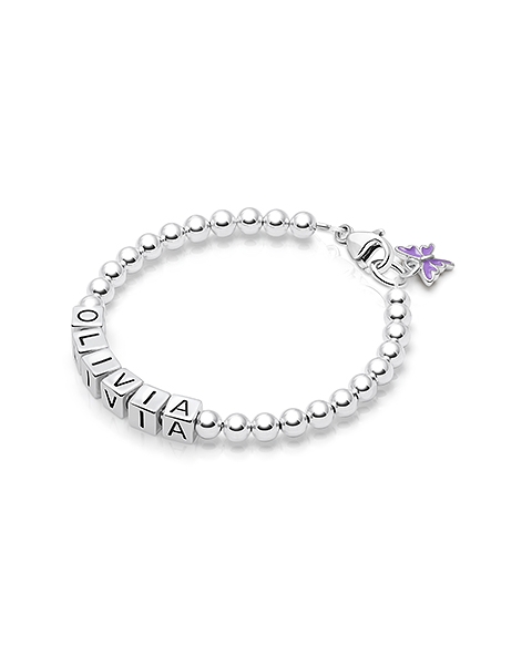 Letter Block Bracelet for Teen