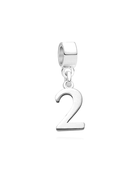 &quot;2 for Tea &amp; Tea for 2!&quot; Girl&#039;s 2nd Birthday Charm
