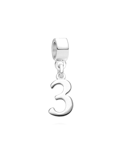 &quot;I&#039;m turning 3 and it&#039;s all for me!&quot; Girl&#039;s 3rd Birthday Charm.