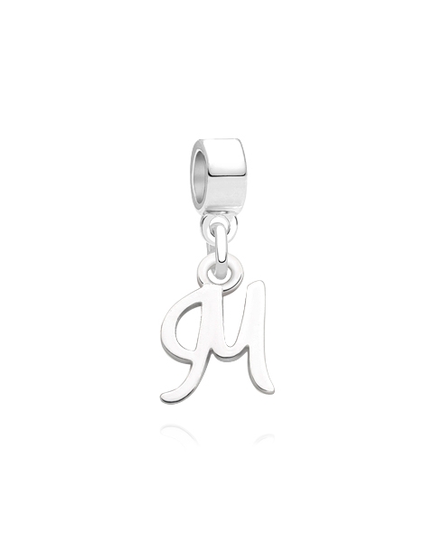 Elegant Cursive Sterling Silver Initial, All 26 Letters Available!
