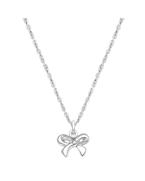 Gia™ Darling Bow, Children&#039;s Necklace for Girls - Sterling Silver