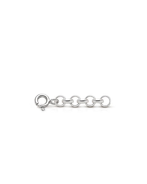 Bracelet Extender Chain, 1-Inch Length (Add to Existing Bracelet) - Sterling Silver