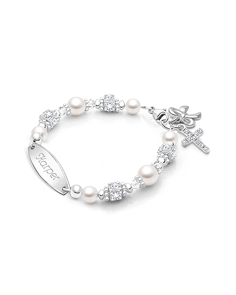 Personalized Bracelet for Girls Christening/Baptism