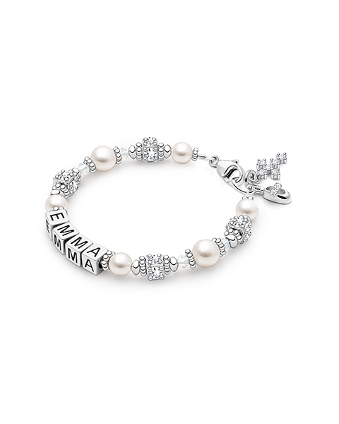 Name Bracelet for Girls Christening/Baptism