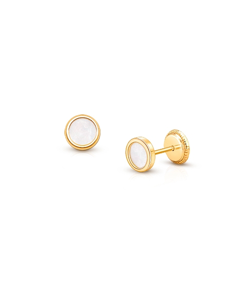 Mother of Pearl Earrings for Children