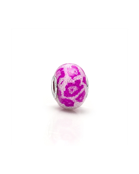 Cheetahlicious! This purple animal print charm is Wild!