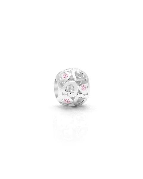 Little silver hearts hugging her tight,  where you will never let her go.