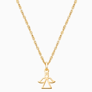 Angel of Heaven, Children's Necklace for Boys - 14K Gold