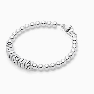 Letter Block Bracelet for Teen