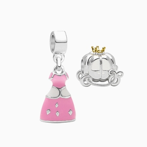 Adoré™ Fairy Tale Charm Duo, Children's 2-Charm Collection Set for Girls - Sterling Silver