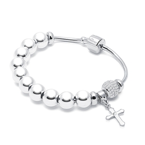 Adoré™ Rosary, First Holy Communion Children's Charm Bracelet for Girls - Sterling Silver