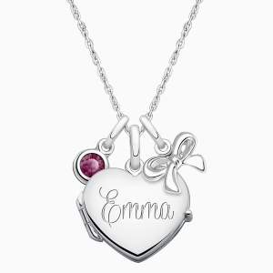Silver Locket for Girls