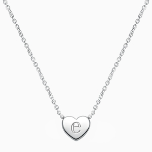 Mini Sliding Heart Necklace for Children (Includes Chain & FREE Engraving) - Sterling Silver