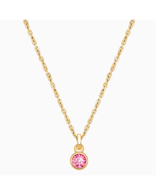tB® Birthstone, Children's Personalized Necklace for Girls (All 12 Crystal Birthstones Available) - 14K Gold