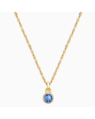 tB® Birthstone, Children's Personalized Necklace for Boys (All 12 Crystal Birthstones Available) - 14K Gold