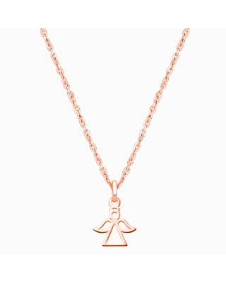 Angel of Heaven, Children&#039;s Necklace for Boys - 14K Rose Gold