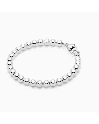 4mm Tiny Blessings Beads, Baby/Children's Beaded Bracelet for Girls - Sterling Silver