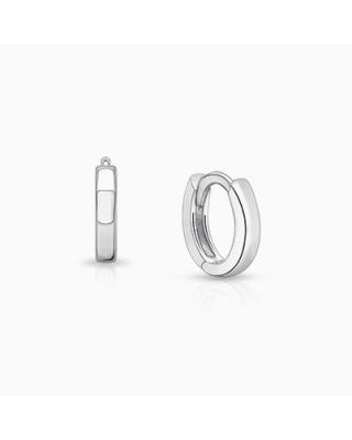9mm Modern Huggie Hoops, Baby/Children's Earrings - Sterling Silver