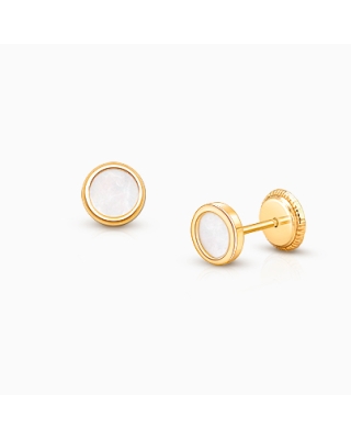 Mother of Pearl Earrings for Children