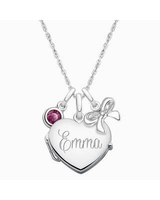 Silver Locket for Girls