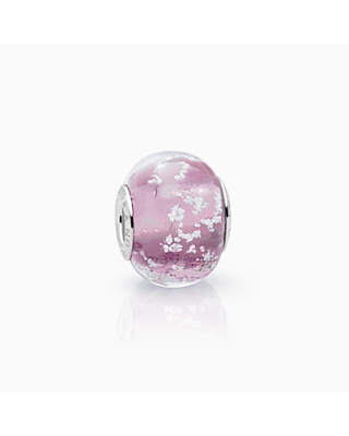 June Birthstone, Sterling Silver and Alexandrite Purple Murano Glass (Hand Made in Italy) - Children&#039;s Adoré™ Charm