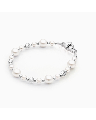 Little Lady, Baby/Children’s Beaded Bracelet for Girls - Sterling Silver