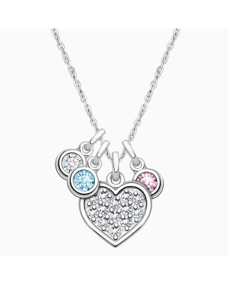 Oh So Loved, Mother&#039;s Necklace Set for Women, Personalized with Children&#039;s Birthstones - Sterling Silver