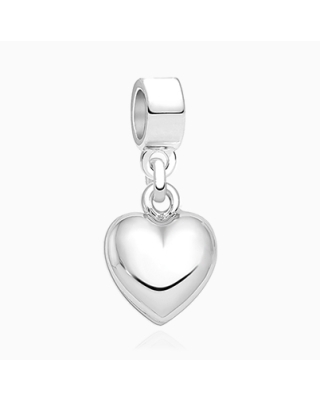 Enlarged to Show DetailAdoré&trade; Charm Shown with Silver Bail
