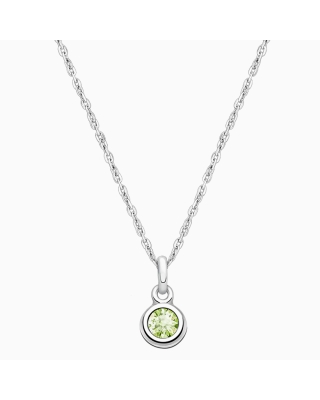 tB® Birthstone, Children&#039;s Personalized Necklace for Boys (All 12 Crystal Birthstones Available) - Sterling Silver