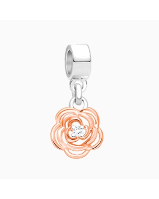 Enlarged to Show DetailAdoré™ Charm Shown with Silver Bail