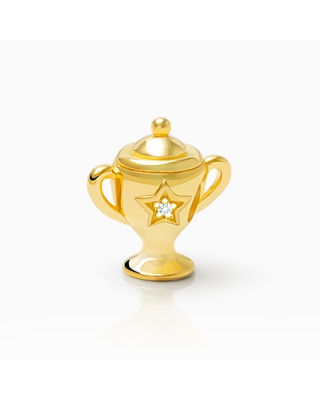 You&#039;re a Winner, Sterling Silver Trophy with 14K Gold Plating - Children&#039;s Adoré™ Charm