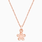 Daisy Dear, Children&#039;s Flower Necklace for Girls - 14K Rose Gold
