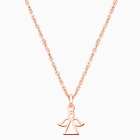 Angel of Heaven, Children&#039;s Necklace for Boys - 14K Rose Gold