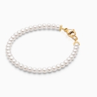 3mm Cultured Pearls, Baby/Children&#039;s Beaded Bracelet for Girls - 14K Gold