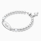 Birthstone Name Plaque Bracelet For Girls Baptism/Christening