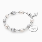 Personalized Engraved Bracelet for Girls Christening/Baptism