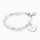 Timeless Pearls Bracelet for Girls Christening/Baptism