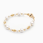 Little Lady, Baby/Children’s Beaded Bracelet for Girls - 14K Gold