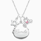 Silver Locket for Girls