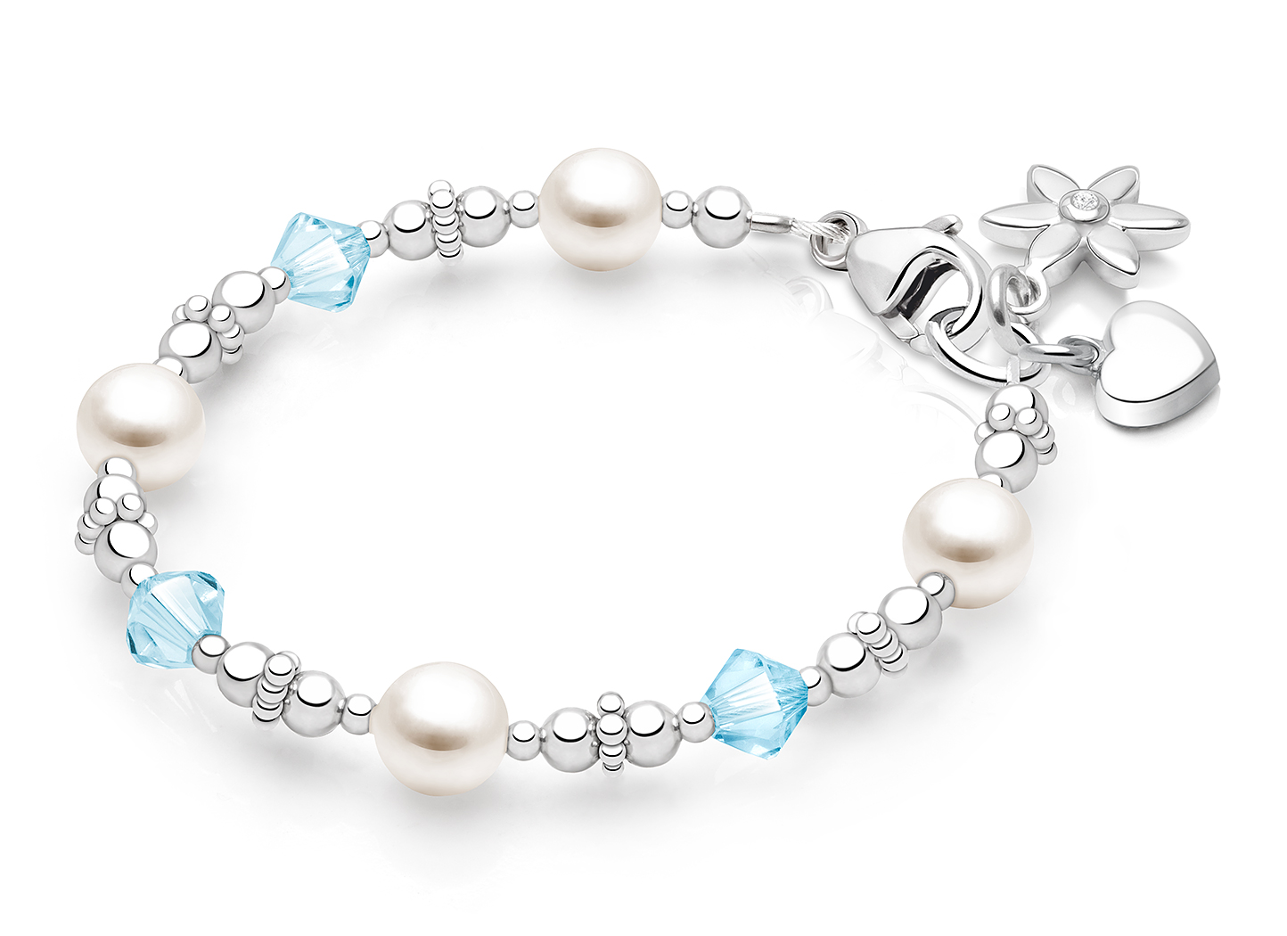 Heart and Flower Charms <u>NOT</u> Included<br />( add the charms your teen would love )