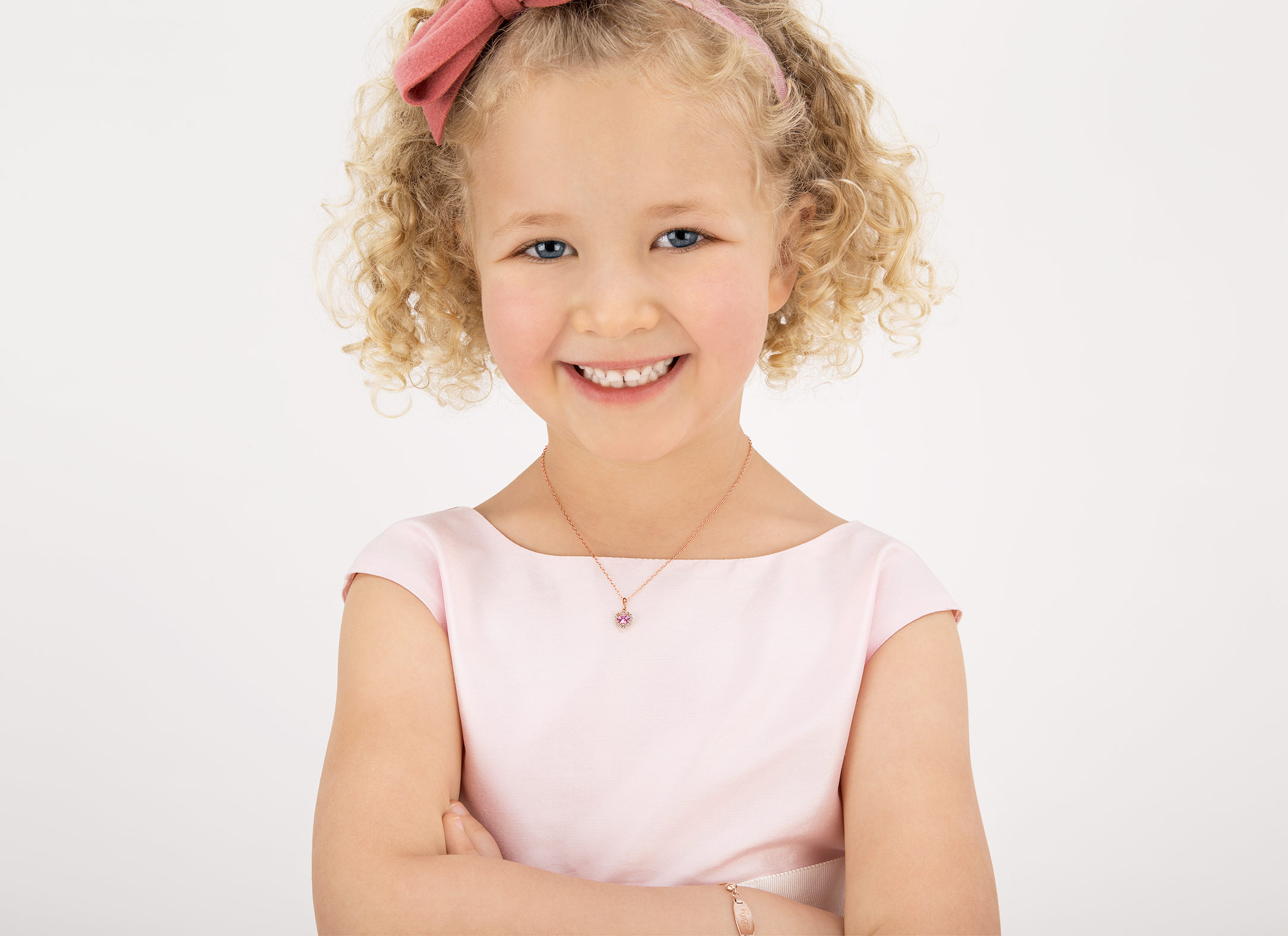 Necklace Shown on 5 Year Old Girl