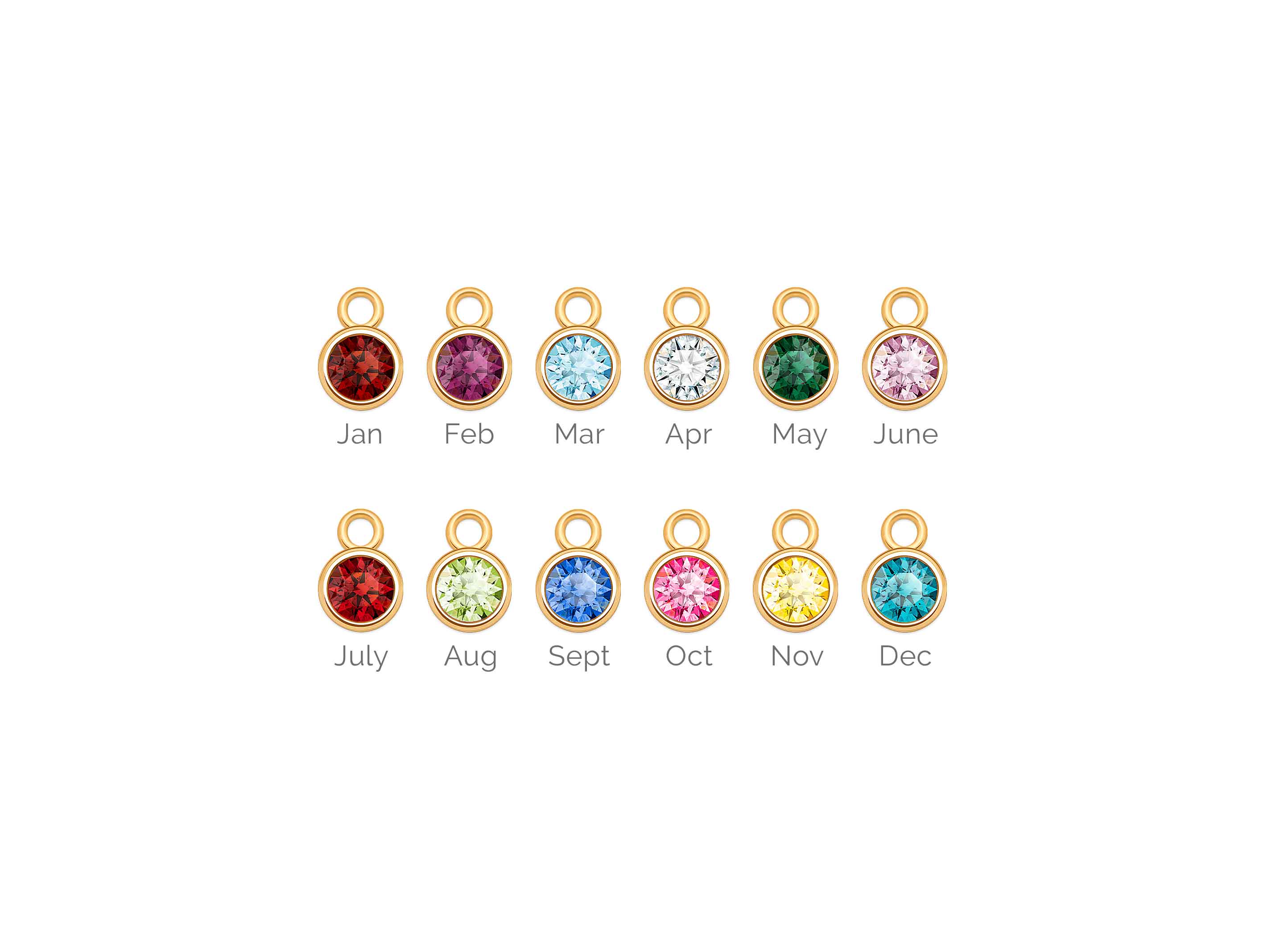 All 12 Birthstones Available