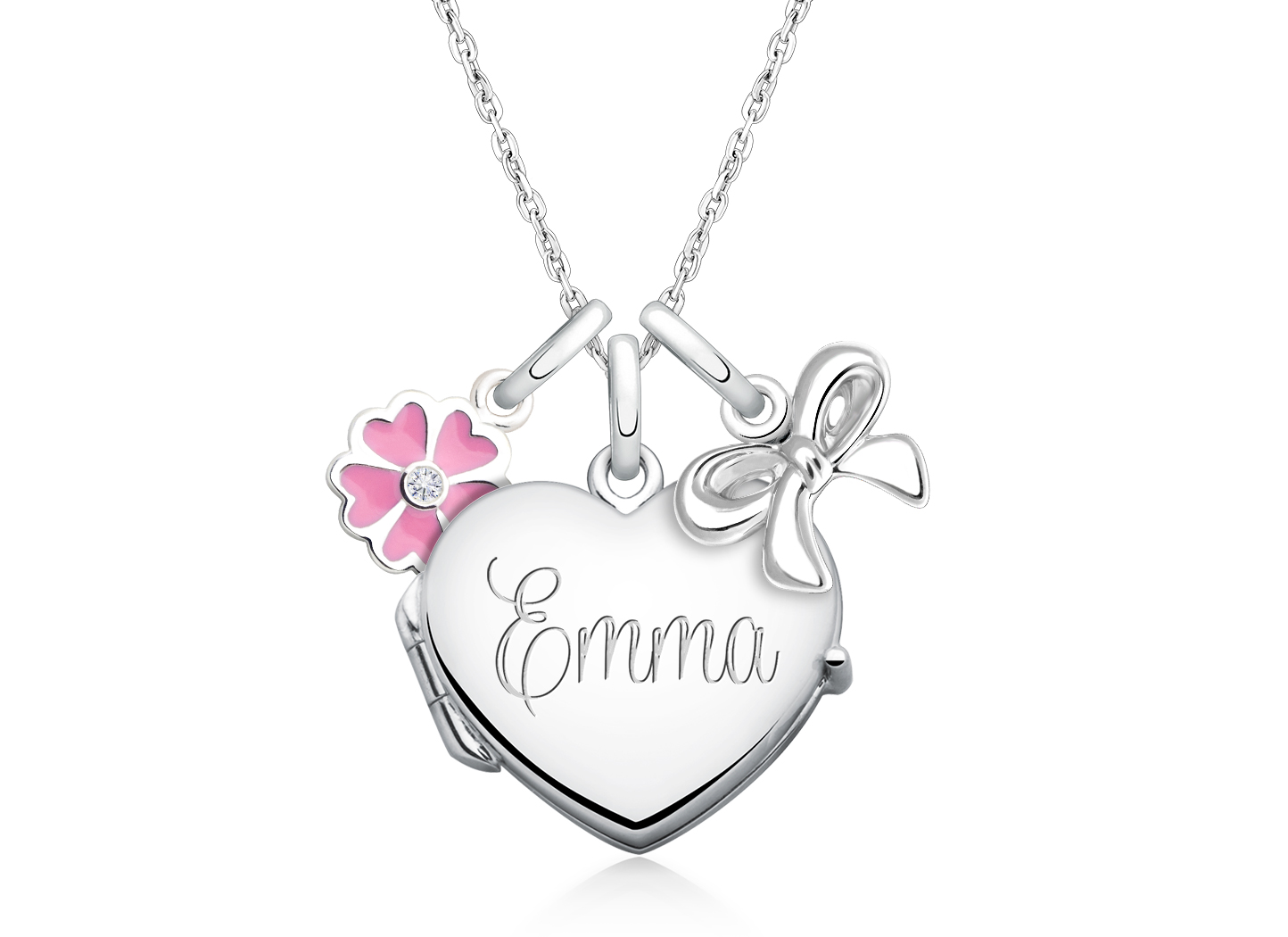 Flower & Bow Charms <u>NOT</u> Included<br />( add the charms your child would love )