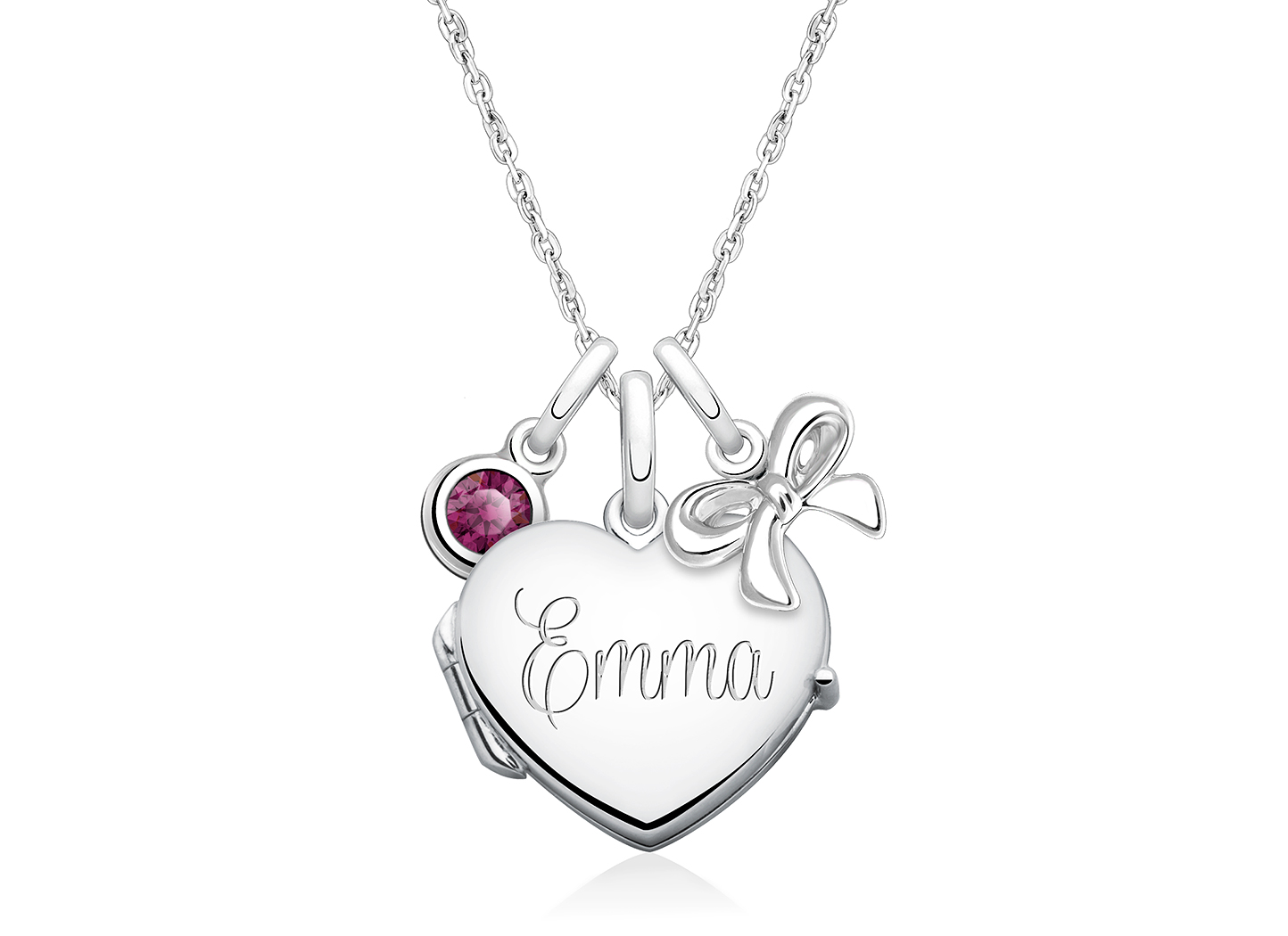 Birthstone & Bow Charms <u>NOT</u> Included<br />( add the charms your child would love )