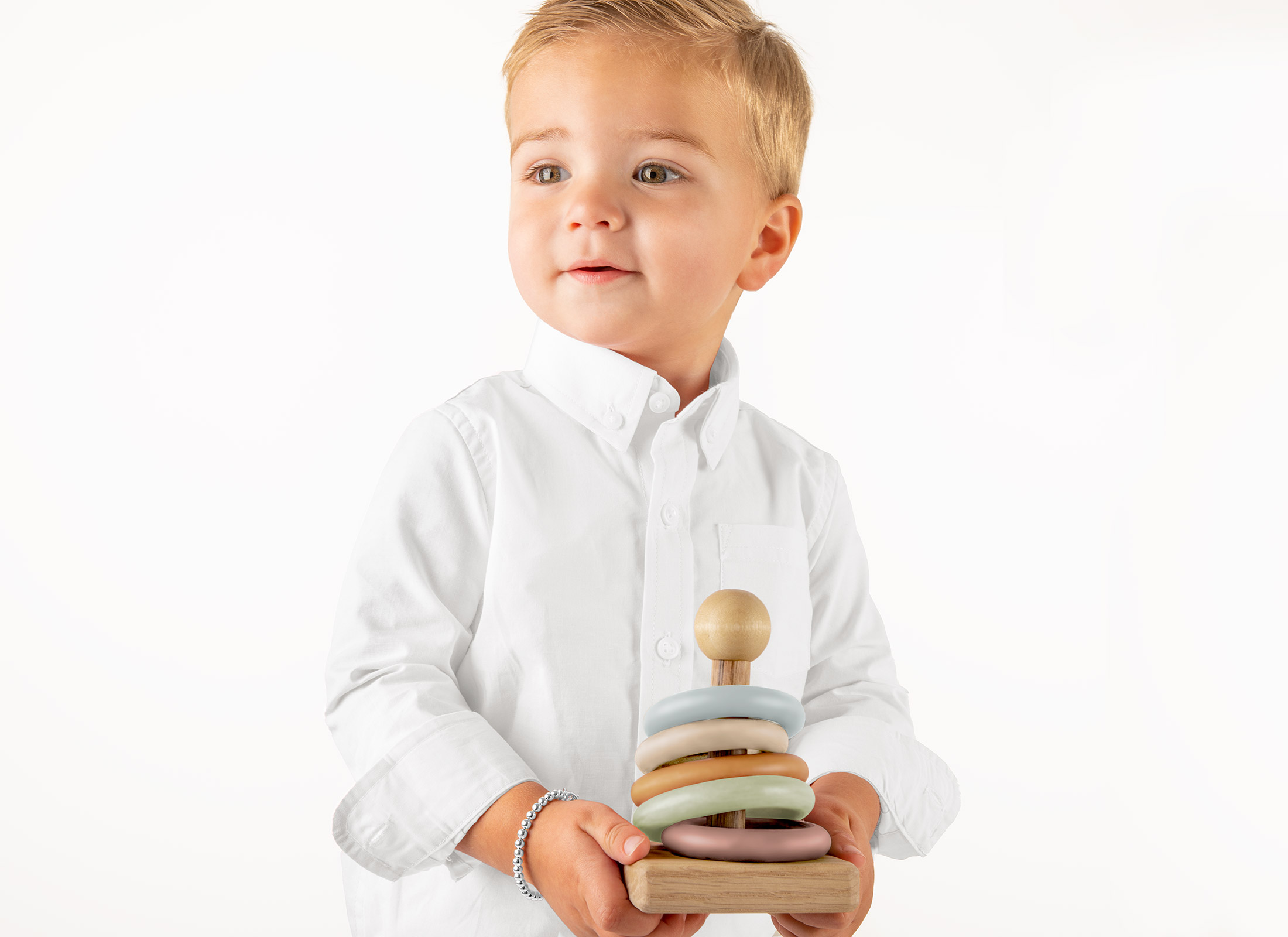 Example Bracelet Shown on 2 Year Old Boy