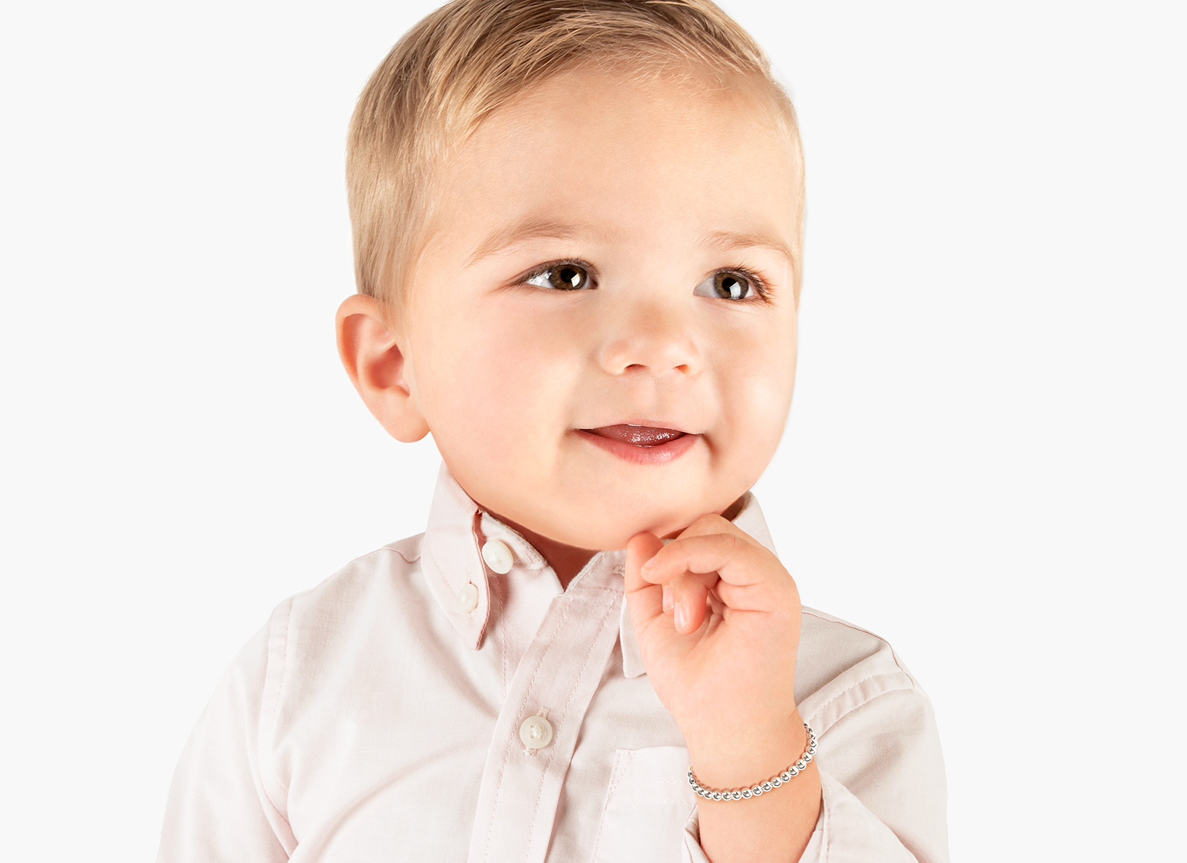 Example Bracelet Shown on 2 Year Old Boy