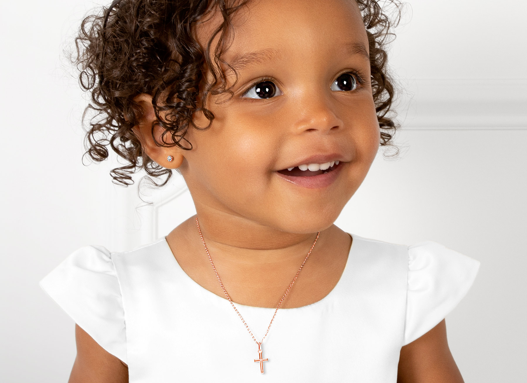 Necklace Shown on 2 Year Old Girl