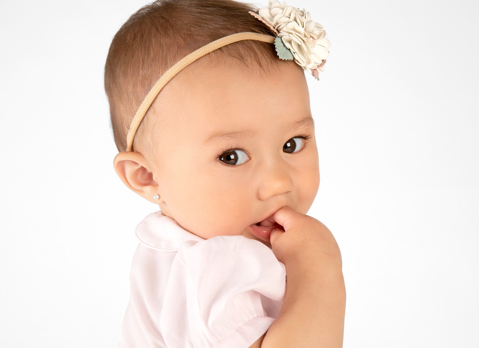 Earring Shown on 1 Year Old Girl
