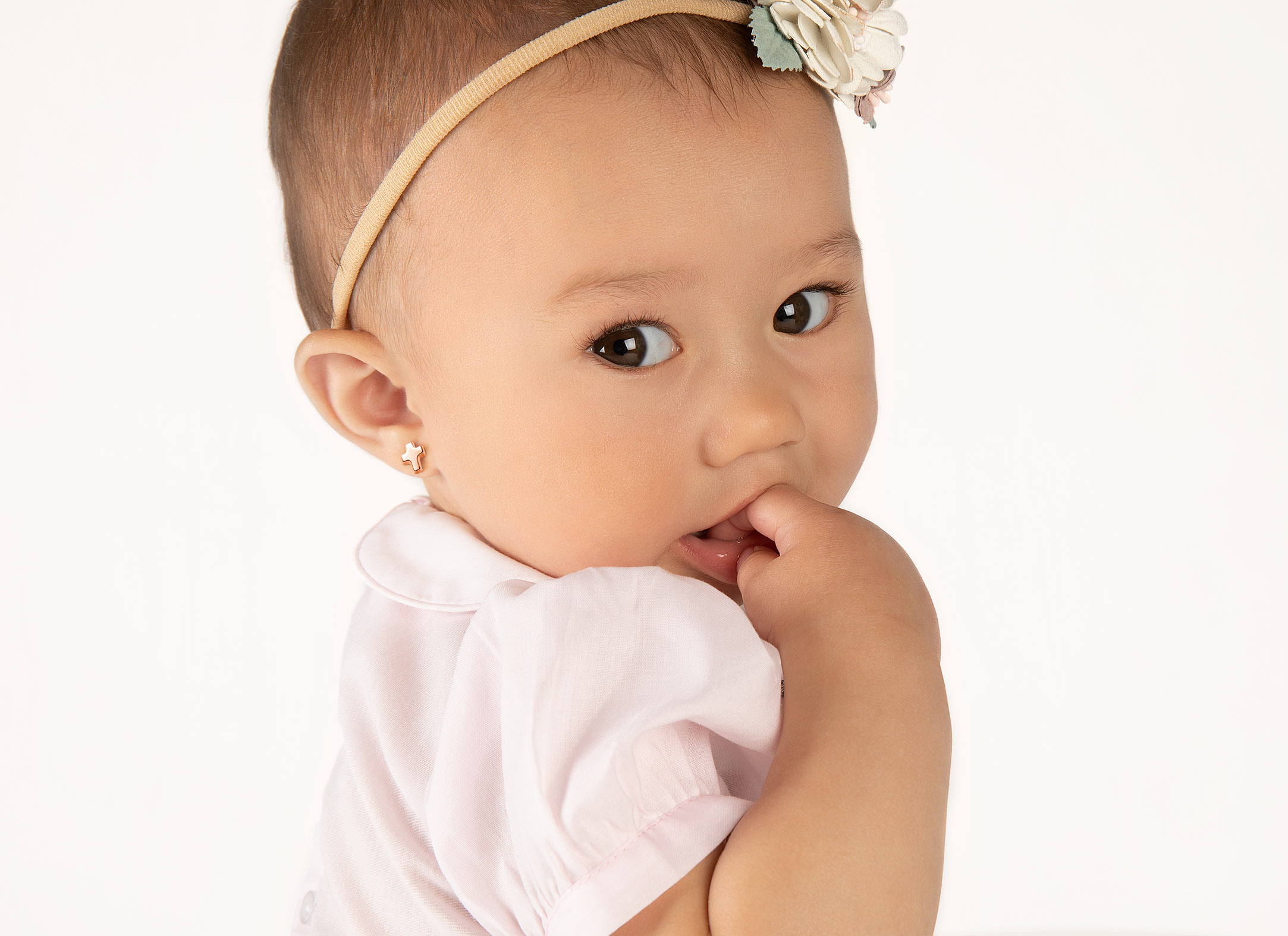 Earring Shown on Infant Girl