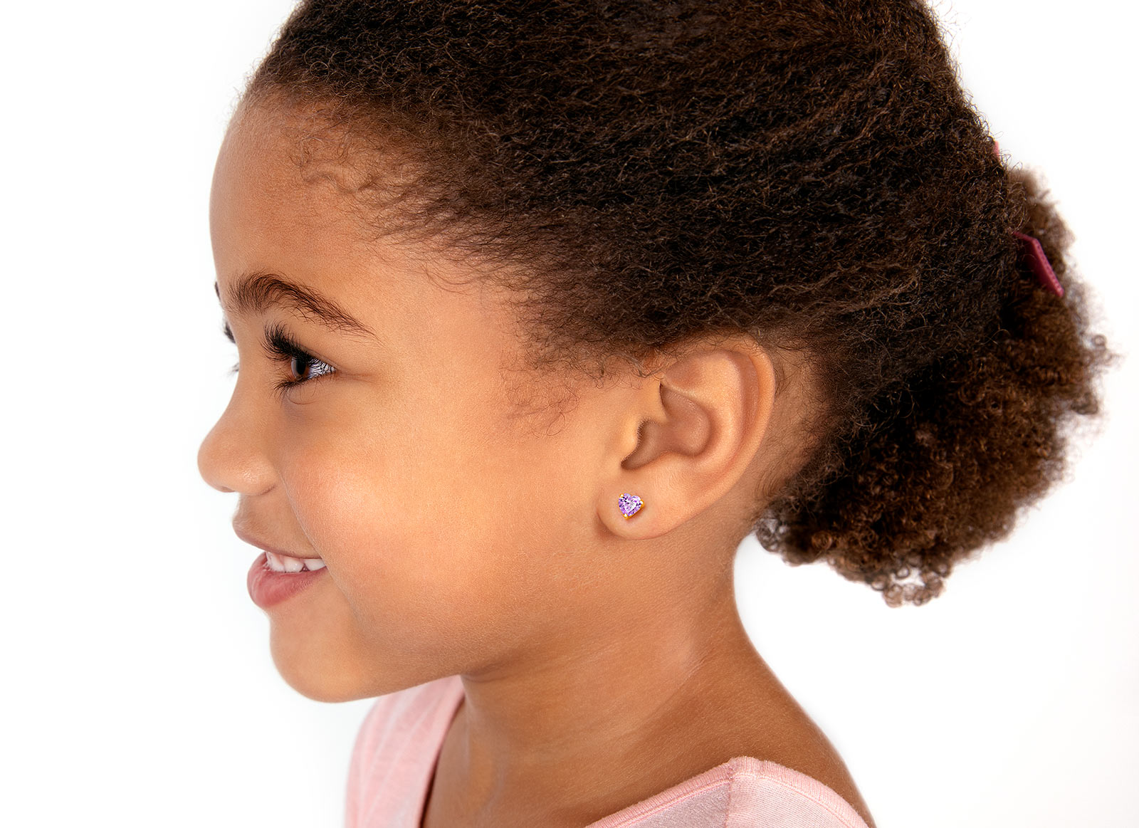 Earring Shown on 4 Year Old Girl